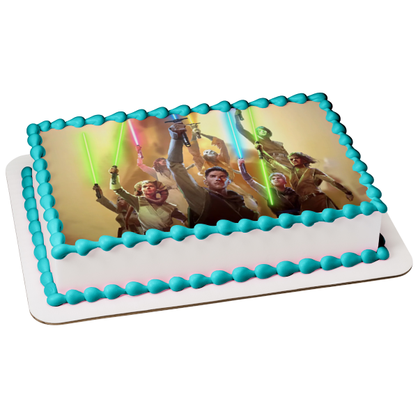 Imagen de decoración comestible para tarta de Star Wars: La Alta República ABPID57150 