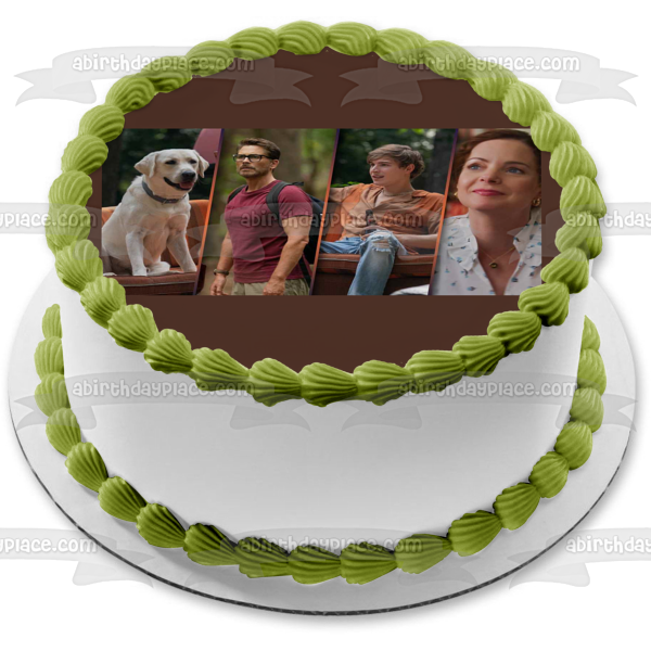 Dog Gone Ginny and Johnny Edible Cake Topper Image ABPID57244