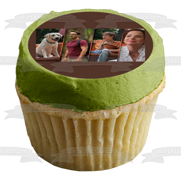 Dog Gone Ginny and Johnny Edible Cake Topper Image ABPID57244