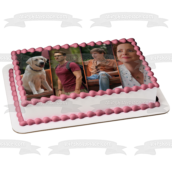 Dog Gone Ginny and Johnny Edible Cake Topper Image ABPID57244