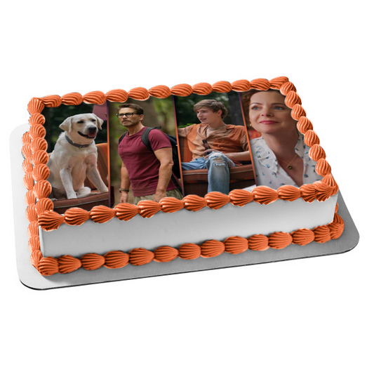 Imagen comestible para decoración de tarta con Ginny y Johnny de Dog Gone ABPID57244 