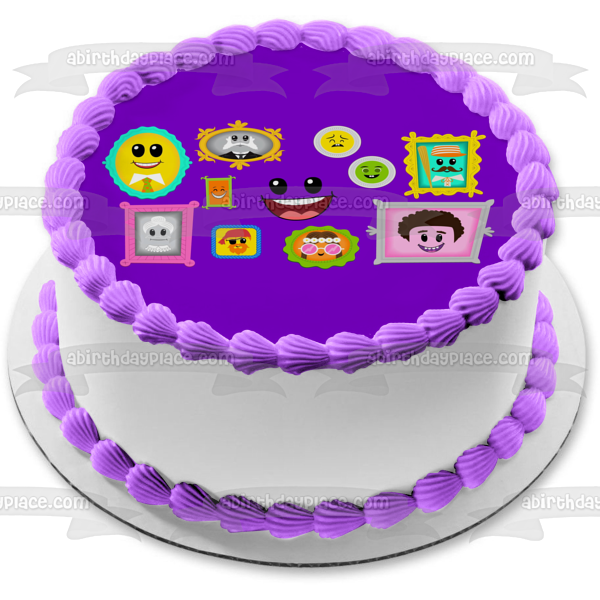 Imagen de decoración comestible para tarta con personajes variados de Face's Music Party ABPID57257 