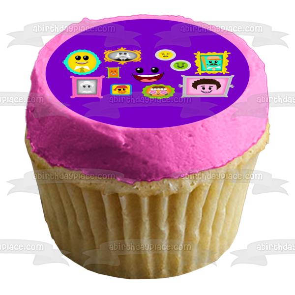 Imagen de decoración comestible para tarta con personajes variados de Face's Music Party ABPID57257 