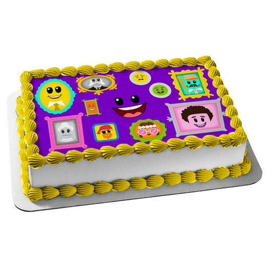 Imagen de decoración comestible para tarta con personajes variados de Face's Music Party ABPID57257 