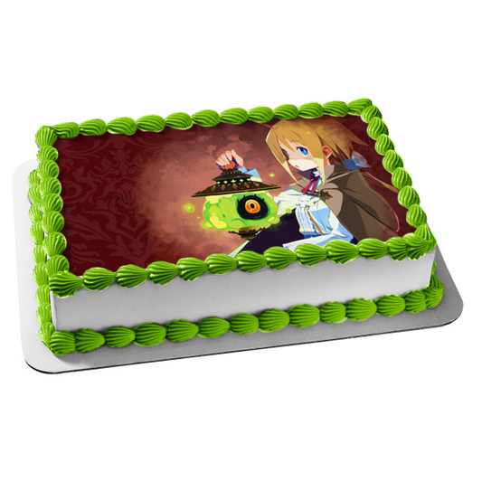 Laberinto de Galleria: Aquelarre del Anochecer Eureka, Asistente de Exploración de la Bruja Imagen comestible para decoración de tarta ABPID57249 