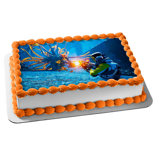 Imagen comestible para decoración de tarta con escena del juego de retorno ABPID57260 