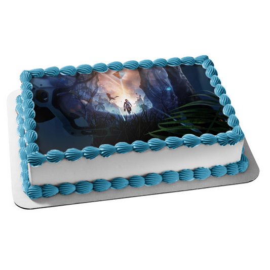 Imagen comestible para decoración de tarta con cicatrices sobre la escena del juego ABPID57253 