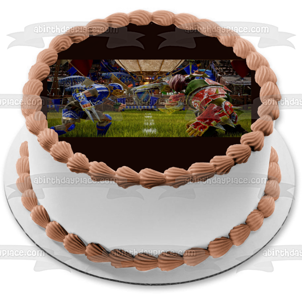 Adorno comestible para tarta con varios personajes de Blood Bowl 3 Imagen ABPID57271 