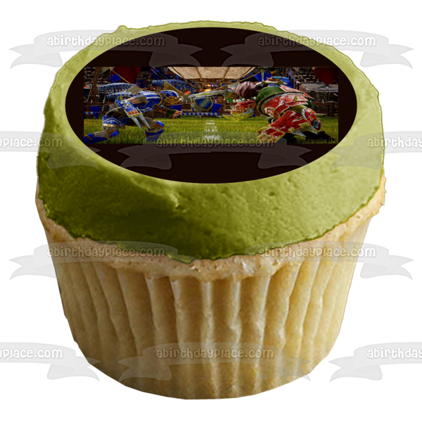 Adorno comestible para tarta con varios personajes de Blood Bowl 3 Imagen ABPID57271 