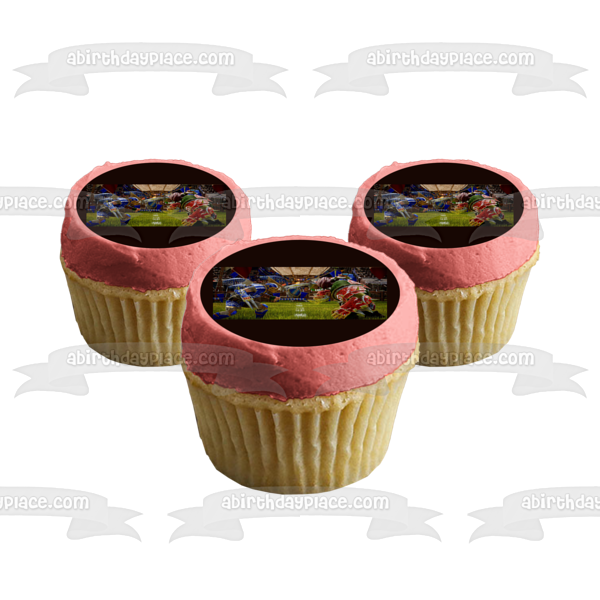 Adorno comestible para tarta con varios personajes de Blood Bowl 3 Imagen ABPID57271 