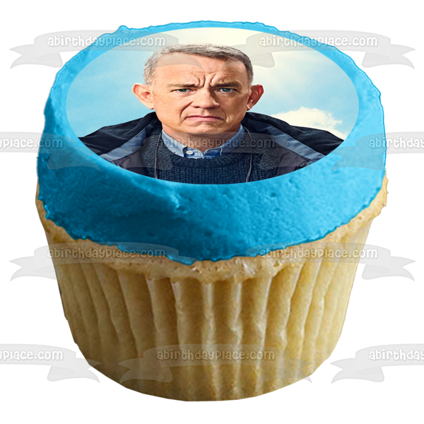 Un hombre llamado Otto con nubes en el fondo Imagen comestible para decoración de tarta ABPID57304 