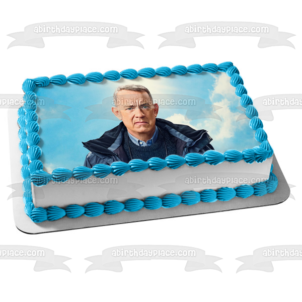 Un hombre llamado Otto con nubes en el fondo Imagen comestible para decoración de tarta ABPID57304 