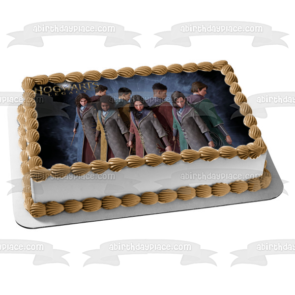 Hogwarts Legacy Amit Thakkar Constance Dagworth Everett Clopton and Hector Jenkins Edible Cake Topper Image ABPID57327
