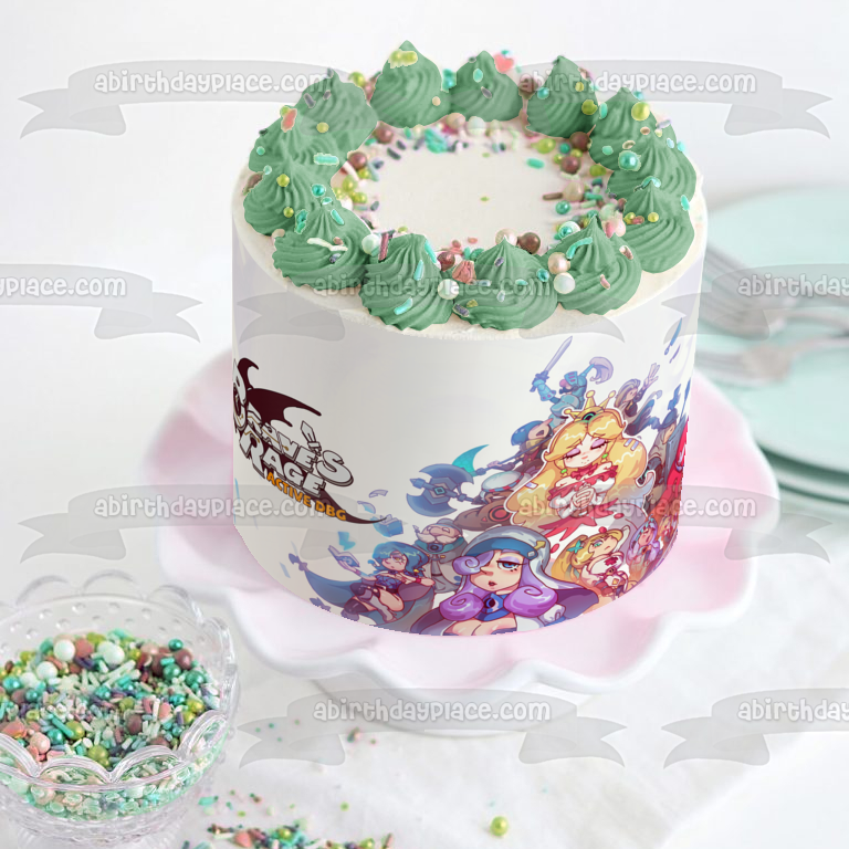 Brave's Rage Active Dbg Explorer Evra Lord Don Qui y Protector Sancho Imagen comestible para tarta ABPID57307 