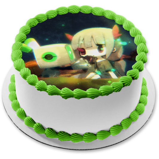 Void Terrarium 2 Robbie y Toriko escena del juego decoración comestible para tarta imagen ABPID57310 