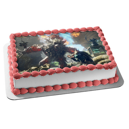 Imagen comestible para decoración de tarta con escena del juego de corazones salvajes ABPID57302 