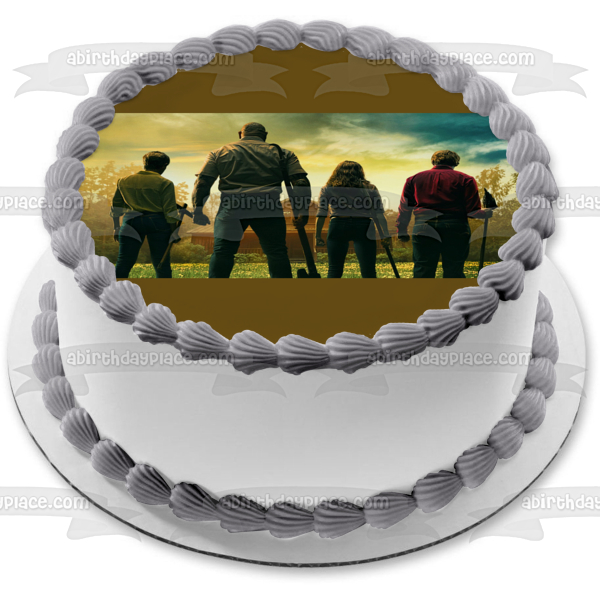 Knock at the Cabin Redmond and Leonard Edible Cake Topper Image ABPID57311