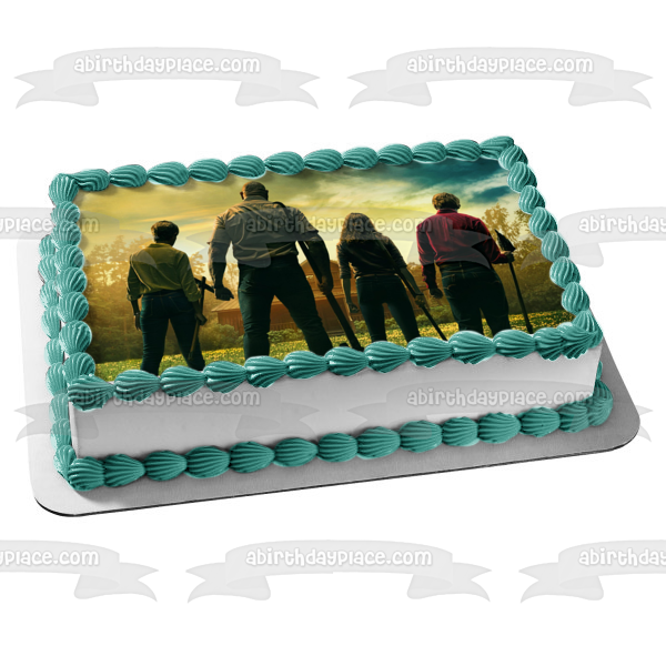 Knock at the Cabin Redmond and Leonard Edible Cake Topper Image ABPID57311