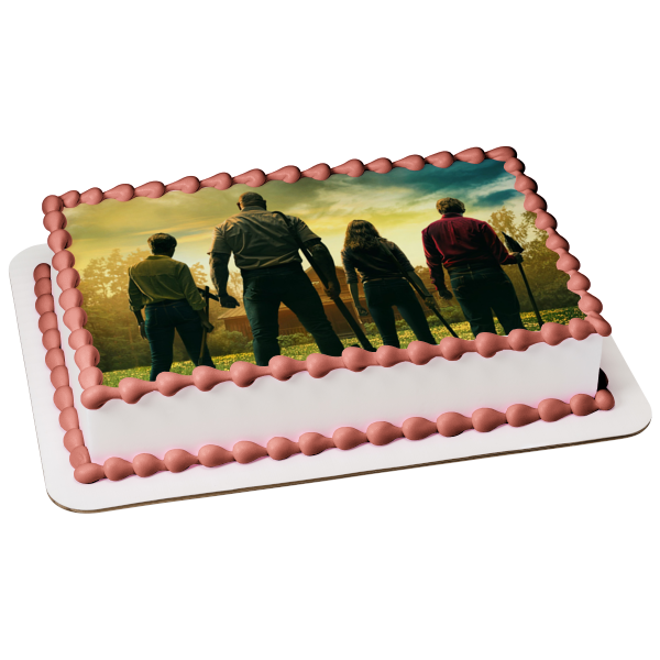 Knock at the Cabin Redmond and Leonard Edible Cake Topper Image ABPID57311