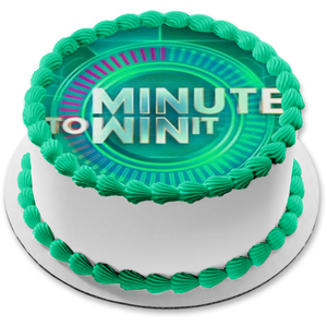 Minute to Win It Kitchen Games Edible Cake Topper Image ABPID04079