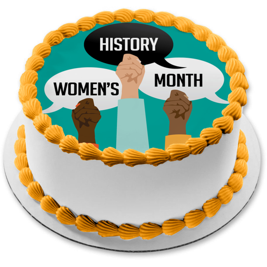 Women's History Month Edible Cake Topper Image ABPID57342