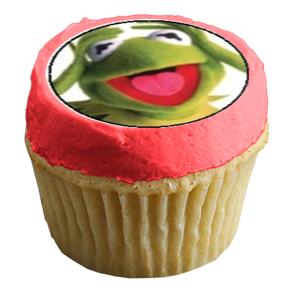 Muppets Gonzo Kermit the Frog and Miss Piggy Edible Cupcake Topper Images ABPID04482