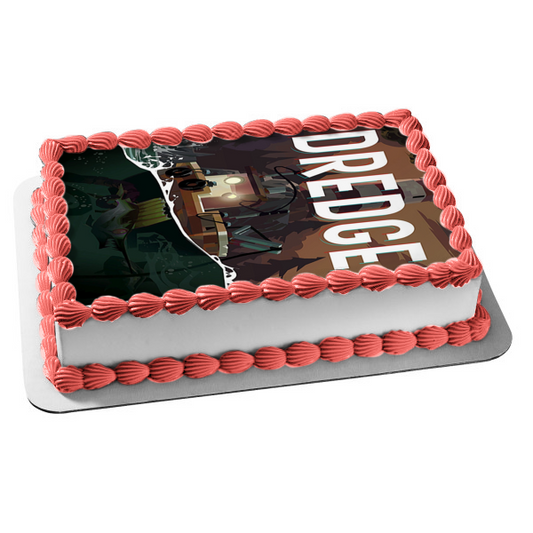 Imagen comestible para decoración de tarta de barco dragado ABPID57358 