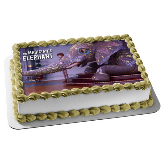 The Magician's Elephant with Peter Edible Cake Topper Image ABPID57360