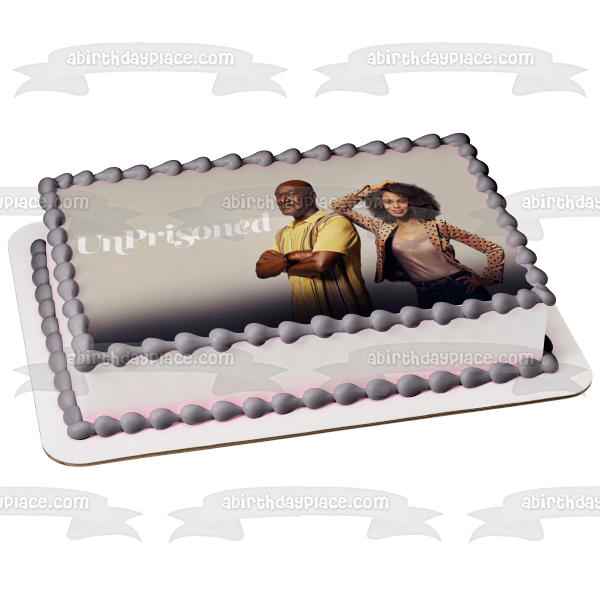 Unprisioned Edwin Alexander and Paige Alexander Edible Cake Topper Image ABPID57355