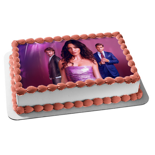 Imagen comestible para decoración de tarta de Billie Connelly y Brad Simon de Sex/Life ABPID57364 