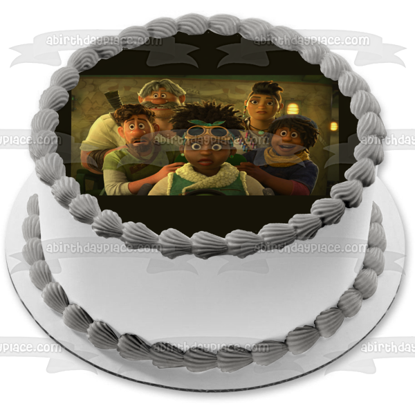 Strange World Searcher Clade Jaeger Clade Meridian Clade and Castillo Mal Edible Cake Topper Image ABPID57375