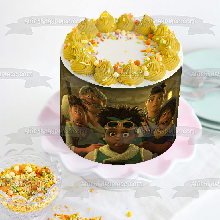 Strange World Searcher Clade Jaeger Clade Meridian Clade and Castillo Mal Edible Cake Topper Image ABPID57375