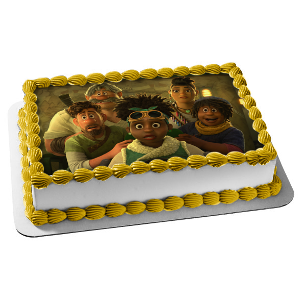 Strange World Searcher Clade Jaeger Clade Meridian Clade and Castillo Mal Edible Cake Topper Image ABPID57375