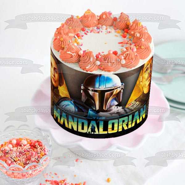Star Wars The Mandalorian Moff Gideon Edible Cake Topper Image ABPID57416
