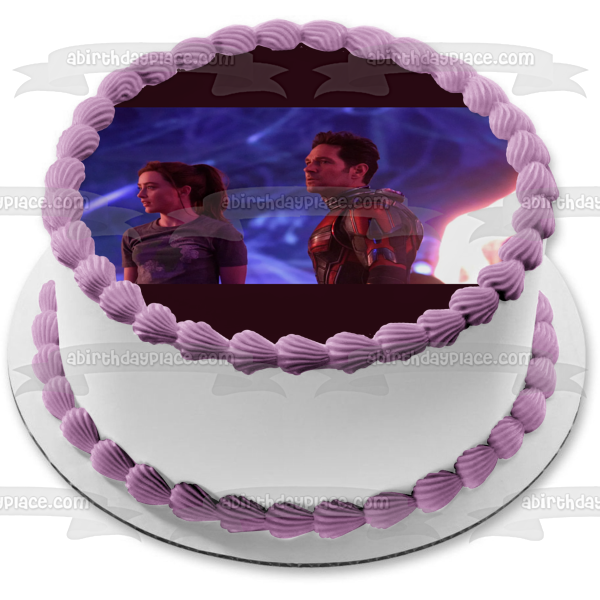 Ant-Man y la Avispa: Quantumania Scott Lang y Cassandra Lang Imagen comestible para decoración de tarta ABPID57426 