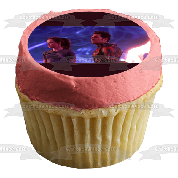 Ant-Man y la Avispa: Quantumania Scott Lang y Cassandra Lang Imagen comestible para decoración de tarta ABPID57426 