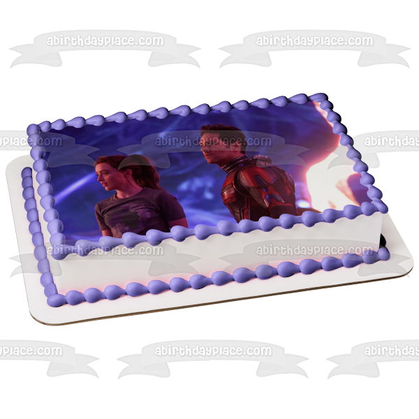 Ant-Man y la Avispa: Quantumania Scott Lang y Cassandra Lang Imagen comestible para decoración de tarta ABPID57426 
