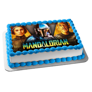 Star Wars The Mandalorian Moff Gideon Edible Cake Topper Image ABPID57416