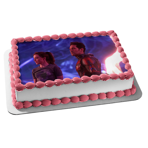 Ant-Man y la Avispa: Quantumania Scott Lang y Cassandra Lang Imagen comestible para decoración de tarta ABPID57426 
