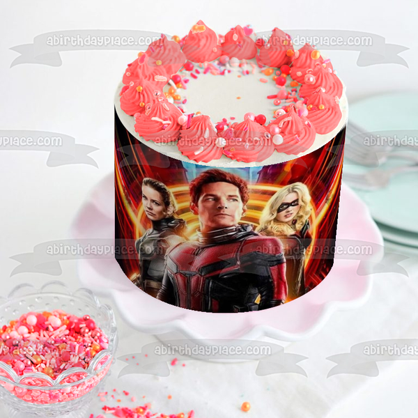 Ant-Man and the Wasp: Quantumania Scott Lang Edible Cake Topper Image ABPID57427