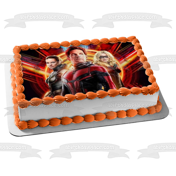 Ant-Man and the Wasp: Quantumania Scott Lang Edible Cake Topper Image ABPID57427