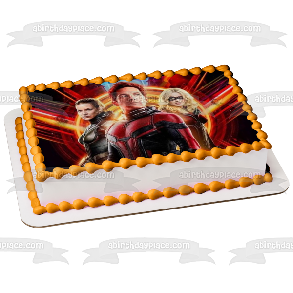 Ant-Man and the Wasp: Quantumania Scott Lang Edible Cake Topper Image ABPID57427