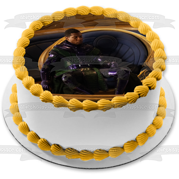 Ant-Man and the Wasp: Quantumania Kang the Conquerer Edible Cake Topper Image ABPID57428