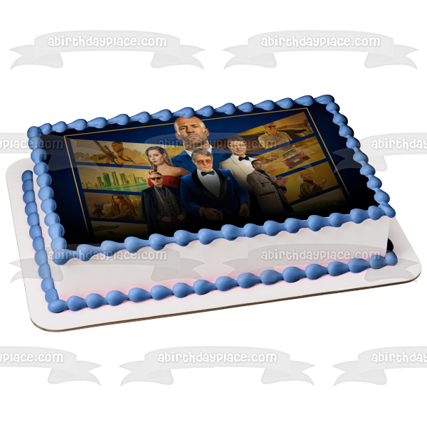 Operation Fortune: Ruse De Guerre Orson Fortune Greg Simmonds and Sarah Fidel Edible Cake Topper Image ABPID57376