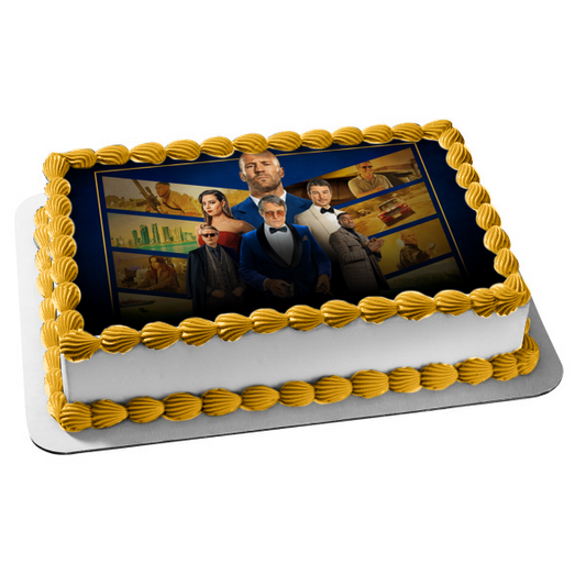 Operation Fortune: Ruse De Guerre Orson Fortune Greg Simmonds and Sarah Fidel Edible Cake Topper Image ABPID57376