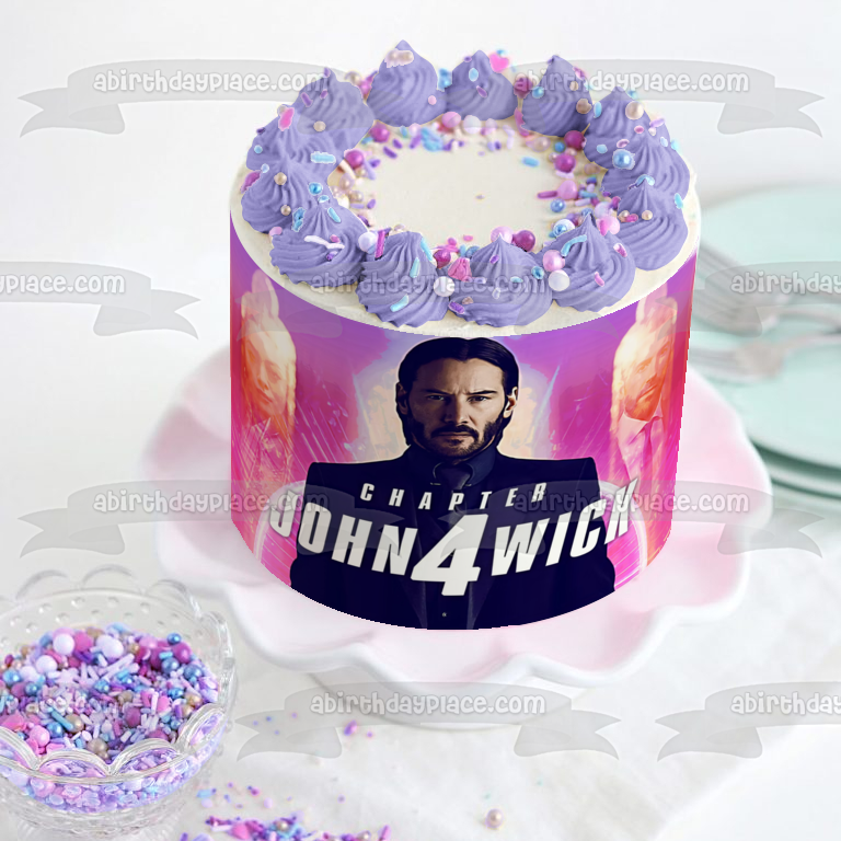 John Wick Chapter 4 Donnie Yen Edible Cake Topper Image ABPID57382