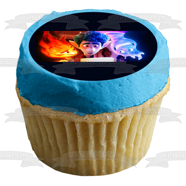 Imagen de decoración comestible para tarta elemental Wade Ripple y Ember Lumen ABPID57385 