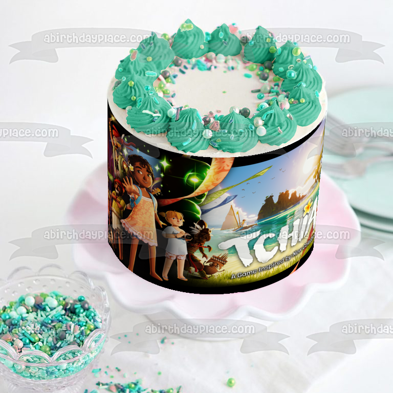 Tchia Various Characters Edible Cake Topper Image ABPID57395