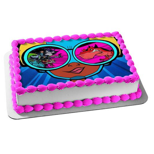 Moon Girl and Devil Dinosaur Lunella Lafyette the Beyonder and Casey Edible Cake Topper Image ABPID57386