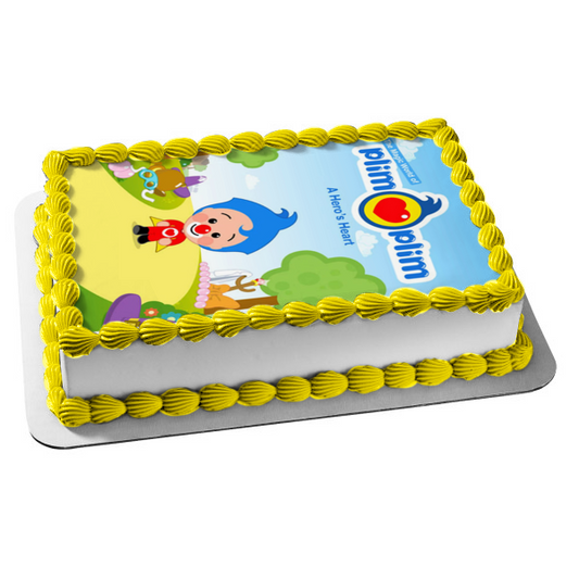 Plim Plim a Hero's Heart Trees and Flowers Edible Cake Topper Image ABPID57478
